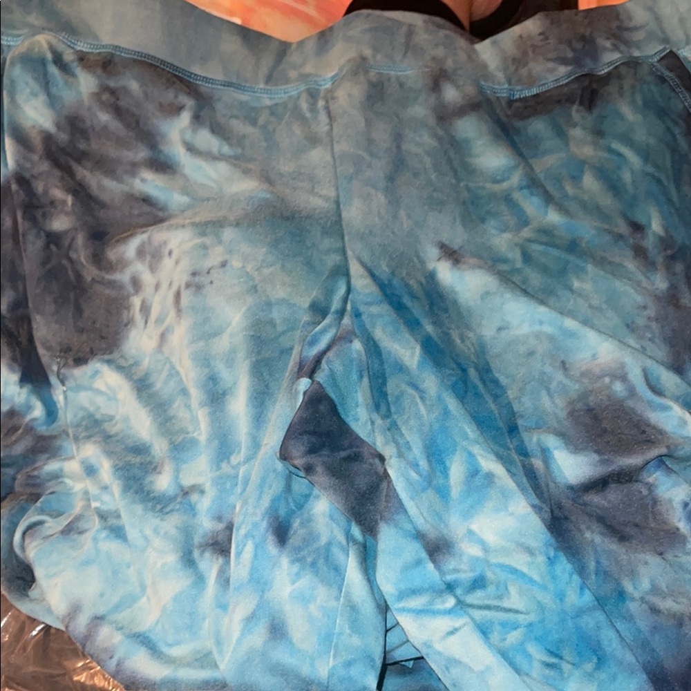 NEW, LOGO Lounge by Lori Goldstein Regular Tie-Dye Straight Leg Pants, XL - Picture 5 of 7